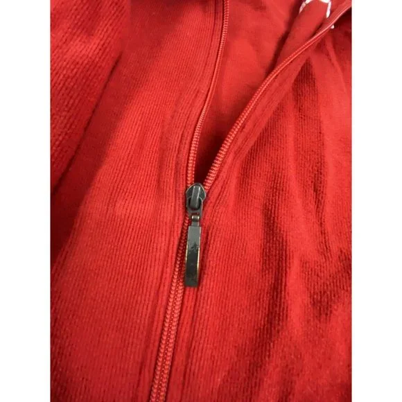 Ducati Boy’s Unisex Zip-Up Red Sweater Jumper 4/6 A Youth Made in Greece Vintage